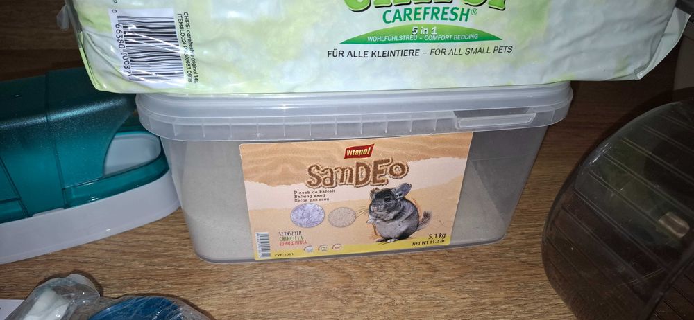 klatka dla chomika, zabawki, pożywienie, transporter super stan