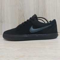 Кроссовки Nike SB Check Solarsoft Canvas Triple Black оригинал кеды