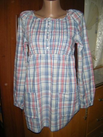 Блуза-туника с длинным рукавом на девочку 12-13 лет, рост 158-160 см