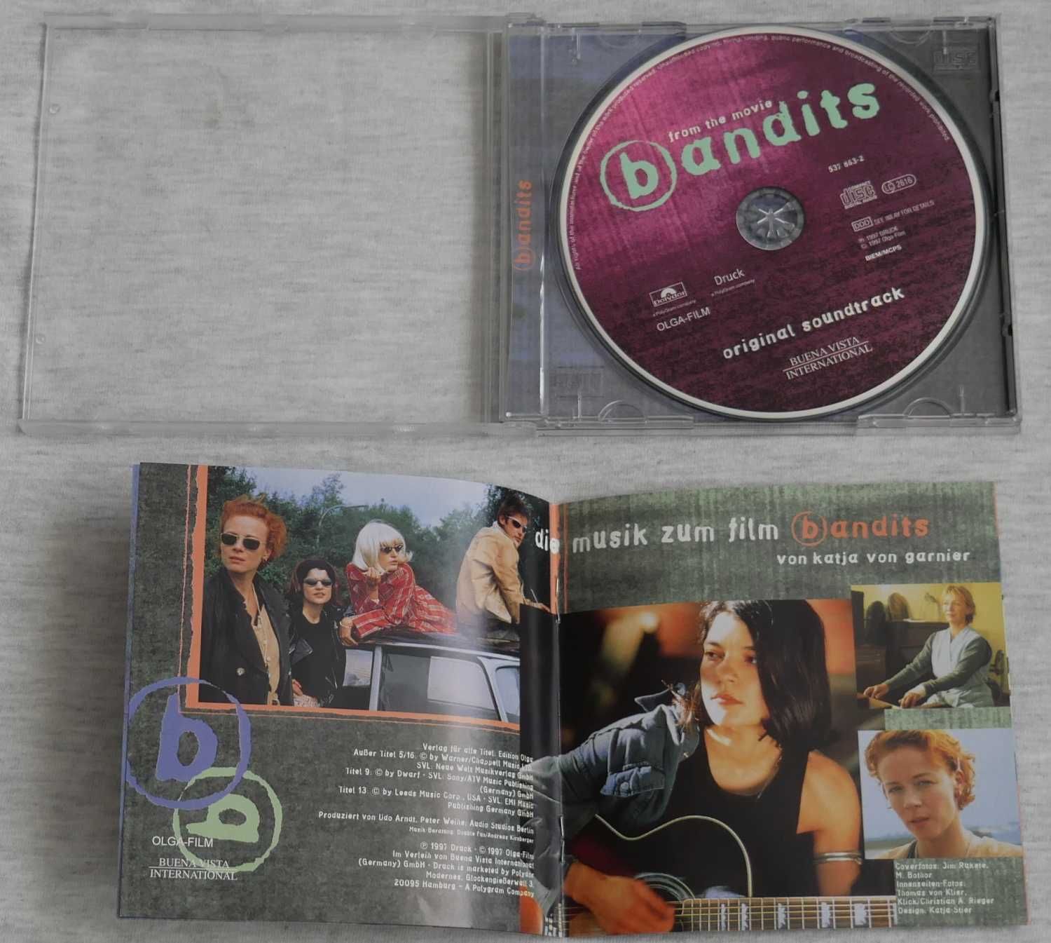 2 Sountracki CD - Evita i bandits + gratis Harry Potter