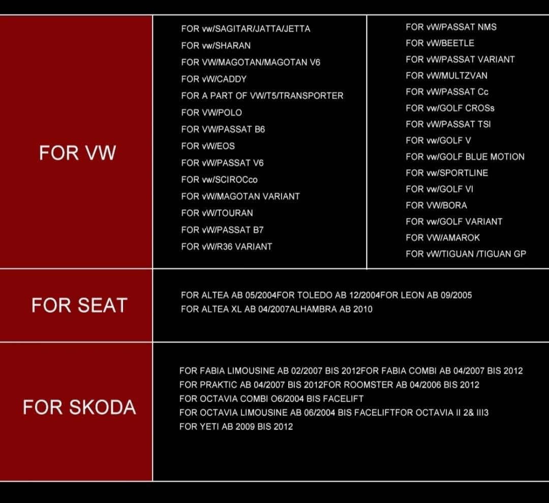 Автомагнитола штатная Android для Volkswagen Skoda Seat VW 2/32Гб 2din