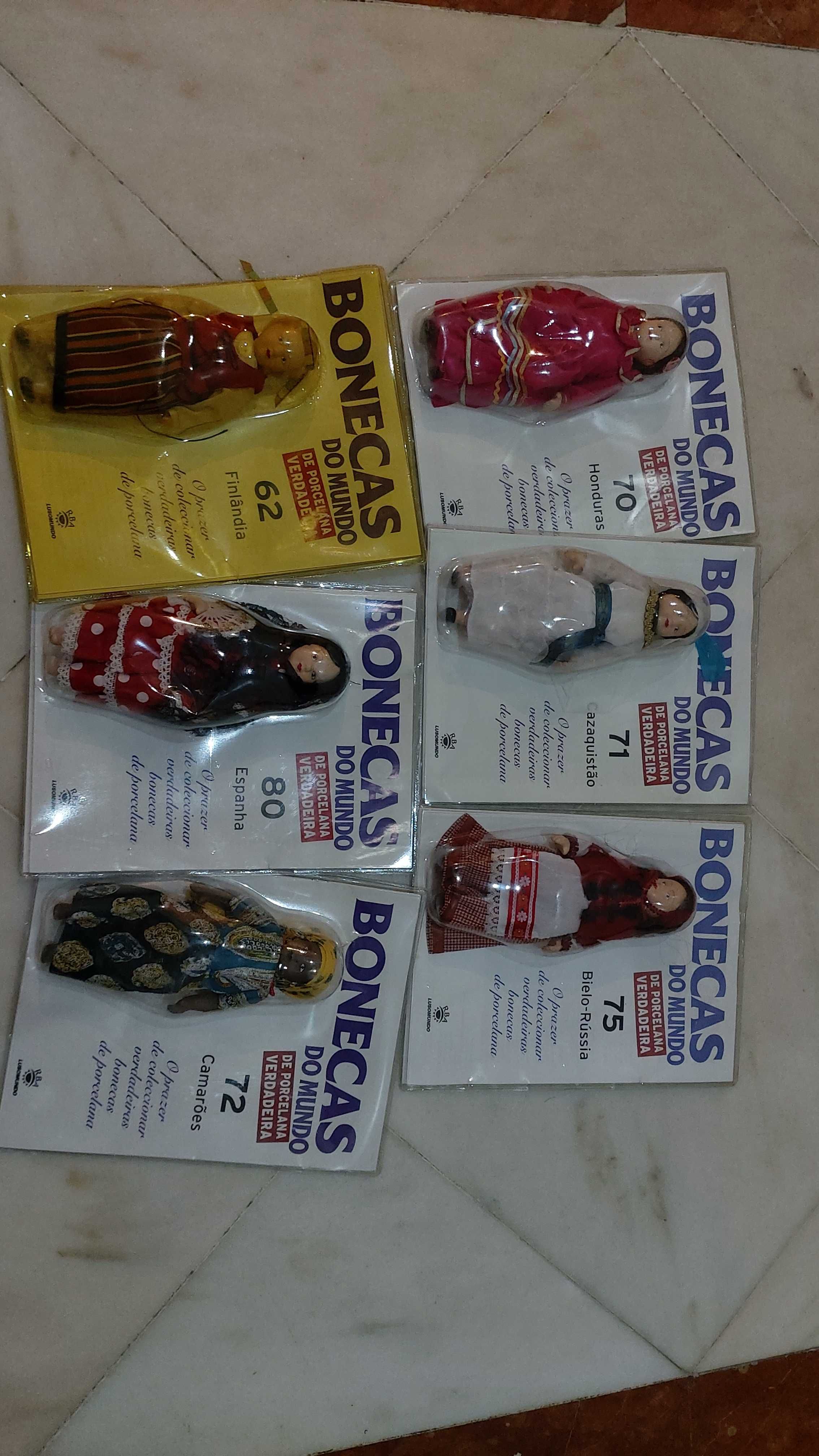 Coleção completa Bonecas do Mundo (Porcelana Verdadeira)