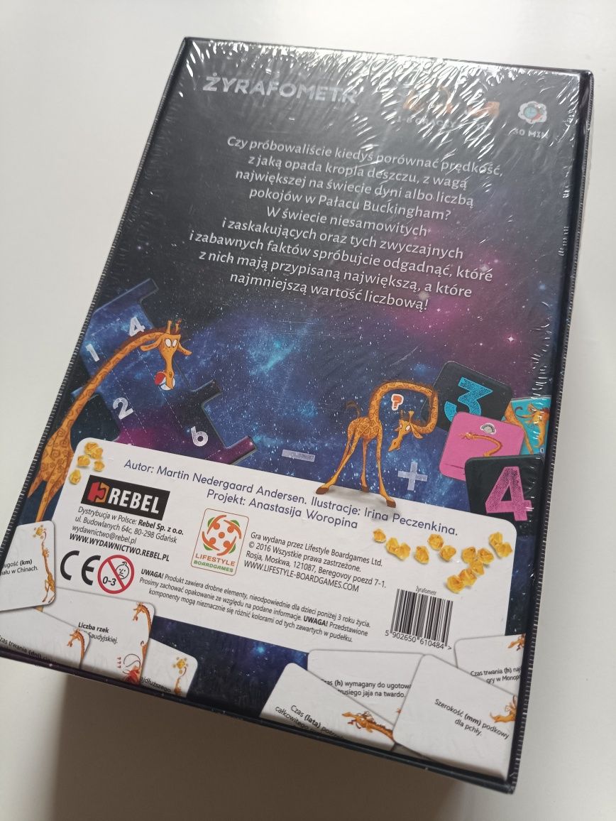 Żyrafometr gra planszowa Nowa