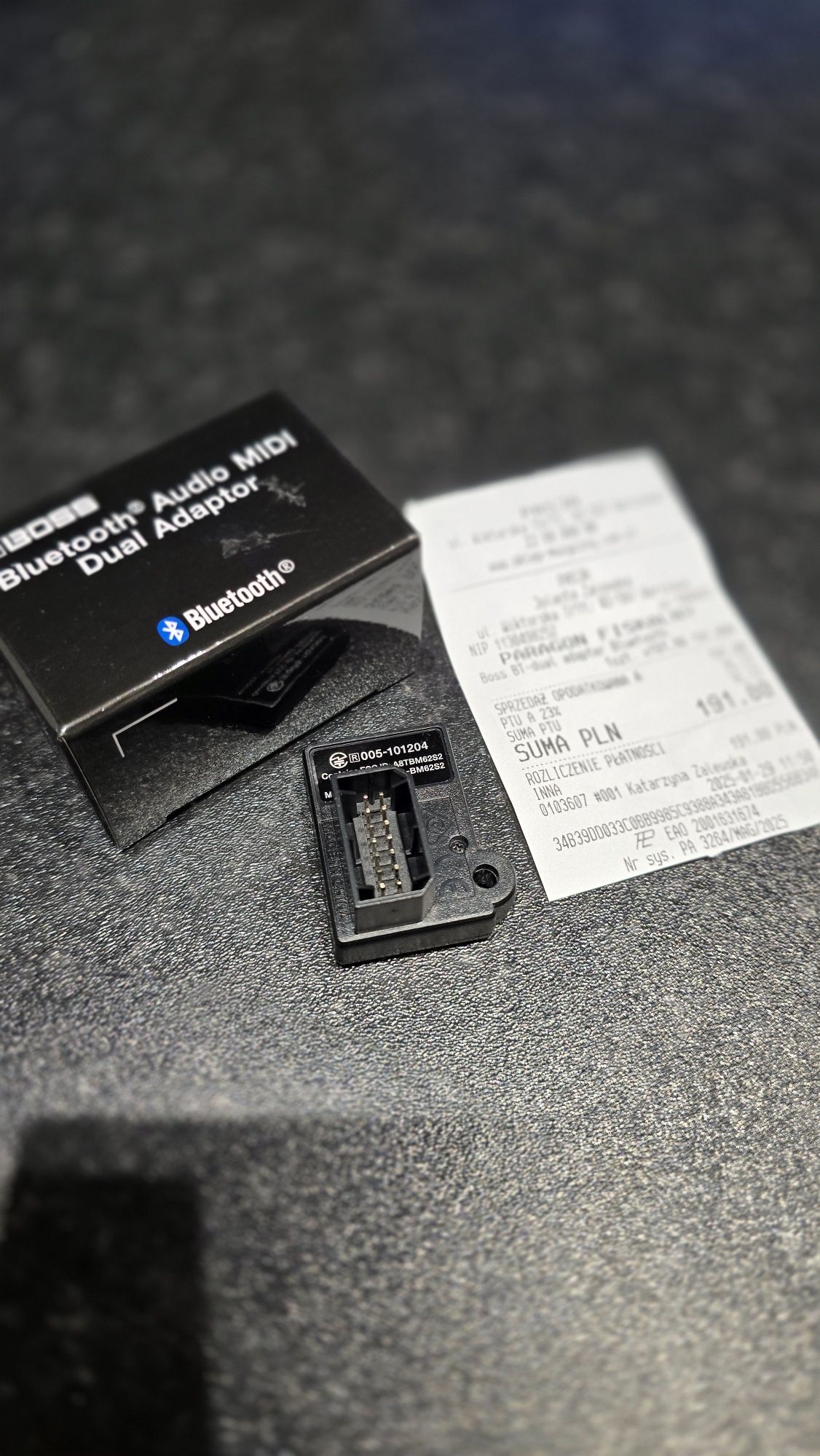 BOSS Bluetooth Audio MIDI Dual Adaptor