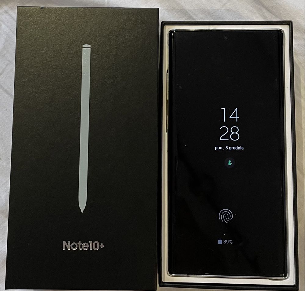 Samsung note 10 plus 12/256GB rysik, stan idealny, plus Gratis!!!