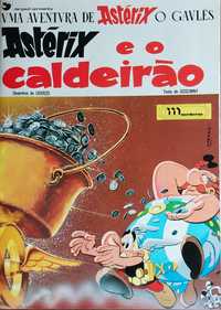 Livro BD - Uma Aventura de ASTÉRIX o Gaulês  "Astérix e o Caldeirão"