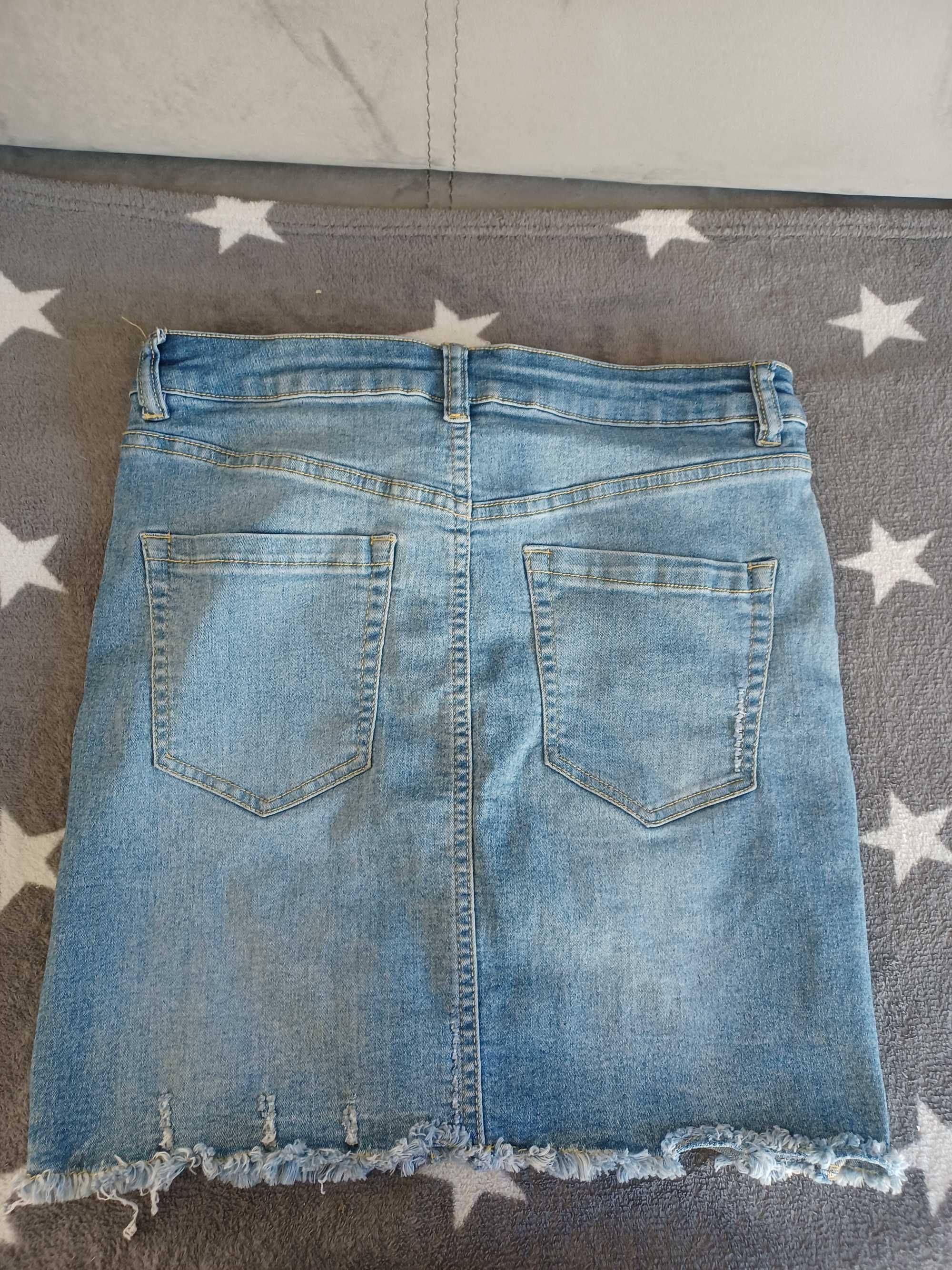 Spodniczka mini jeansowa