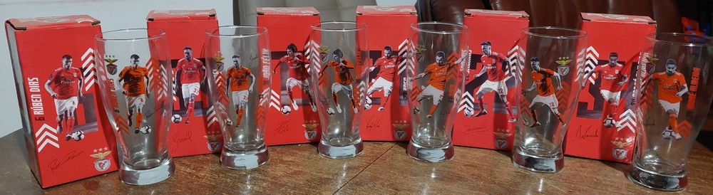 Copos coleção Benfica