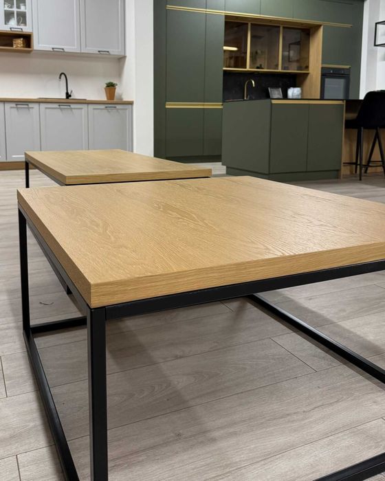 stoliki loftowe fornir dąb naturalny / TOTALNA WYPRZEDAŻ / -75% ceny