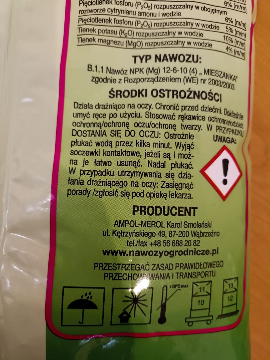 Nawóz na kwiaty ogrodowe 2kg