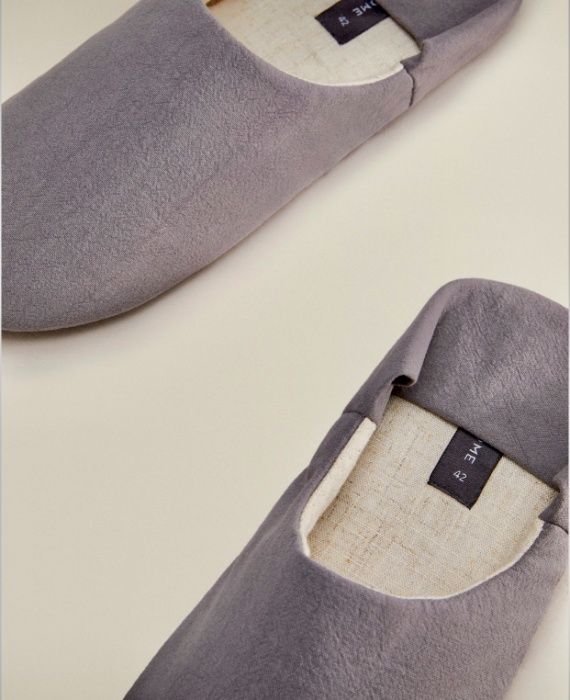 Pantufa Tecido Tam 47 Zara Home NOVO