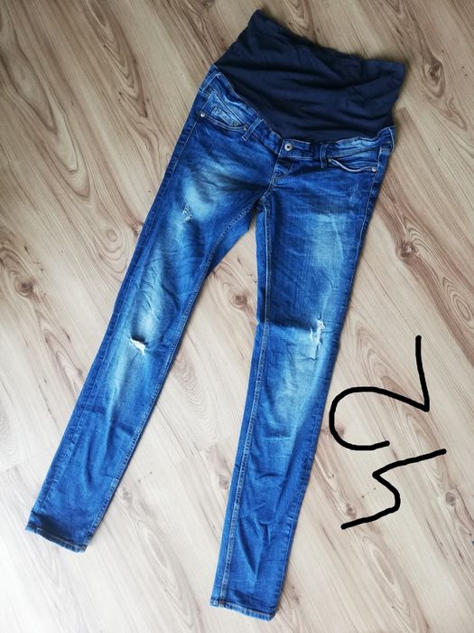 Spodnie ciążowe 42 XL jeansowe