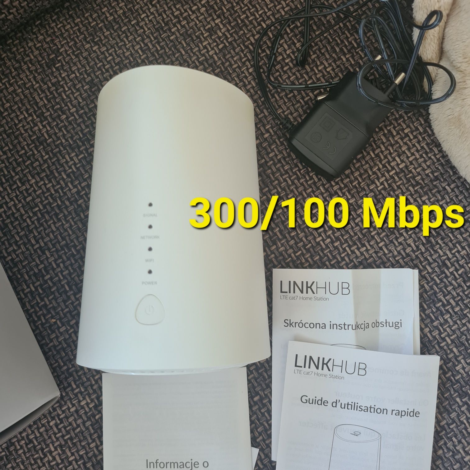 Router LTE Alcatel Linkhub cat7 300 Mbps modem na karte SIM