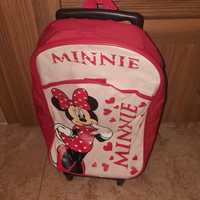 Walizka plecak na kolkach nowy Minnie dla dziewczynki
