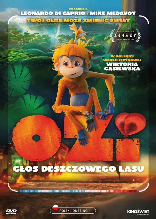 Ozi: Głos deszczowego lasu, płyta DVD. Kino Świat