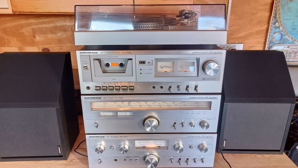 Nordmende Philharmonic, wzmacniacz, tuner, deck, gramofon