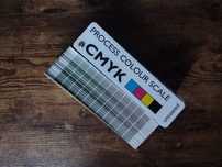 2 wzorniki kolorów CMYK - powlekany i niepowlekany