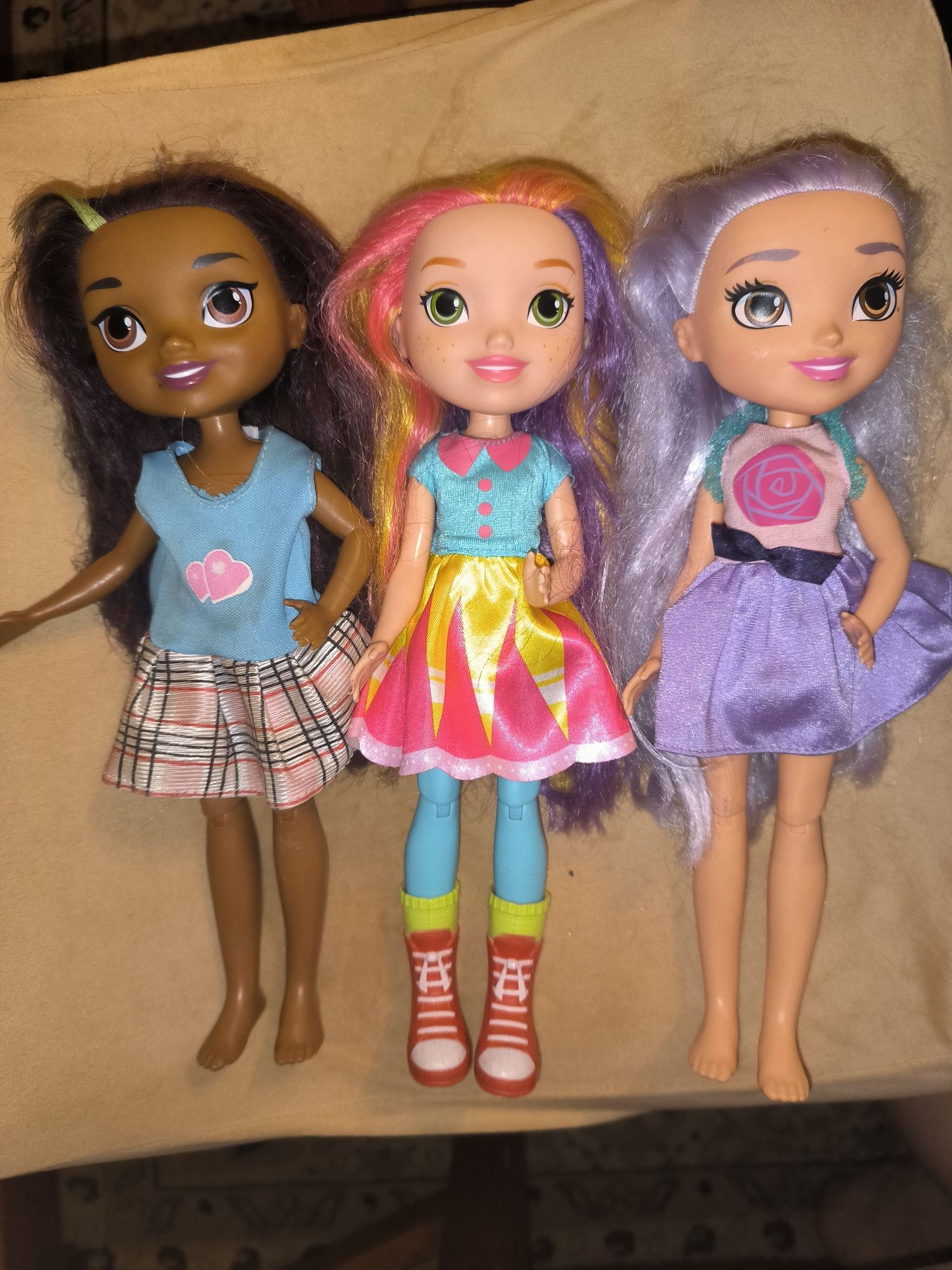 Lalki z firmy mattel Sunny day- Sunny, Blair i Roksa