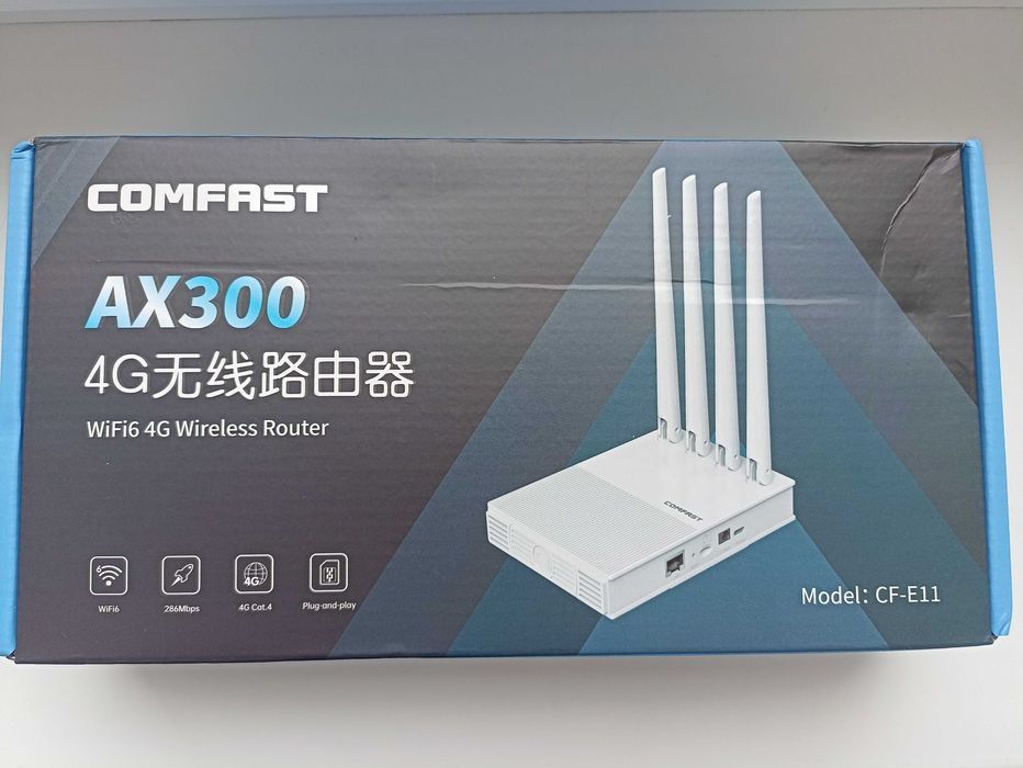 4G LTE Wi-Fi Роутер Comfast Новый, работает от павербанка
