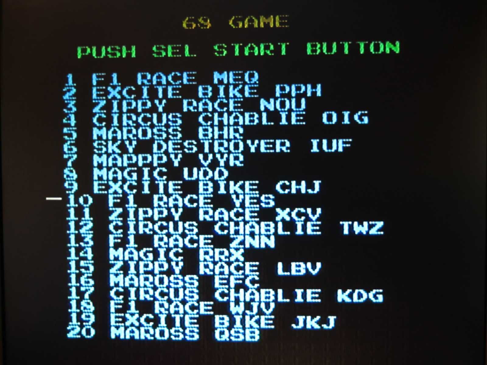 Pegasus - 68 in 1 - Działa