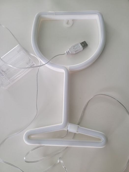 Lampka led Neon kieliszek USB baterie