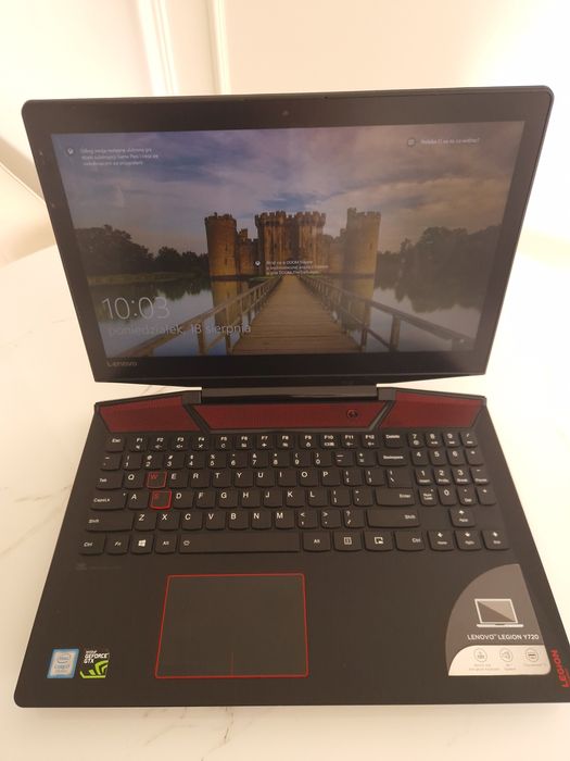Laptop Lenovo Y720 INTEL i7 7700HQ 2.80GHz 1 512GB