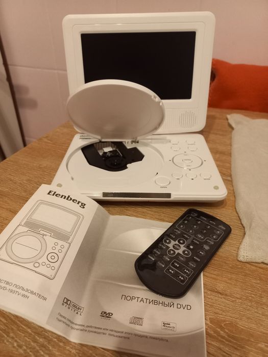 Портативний DVD  програвач  .новий, куплявся без блоку живлення