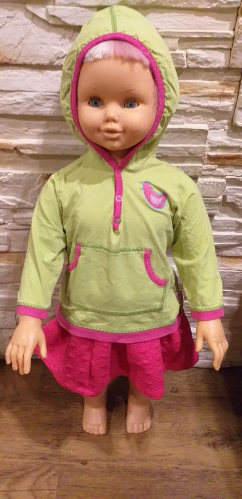 Zielona bluza z kapturem name it r.86 polar sweter W.S.Z.