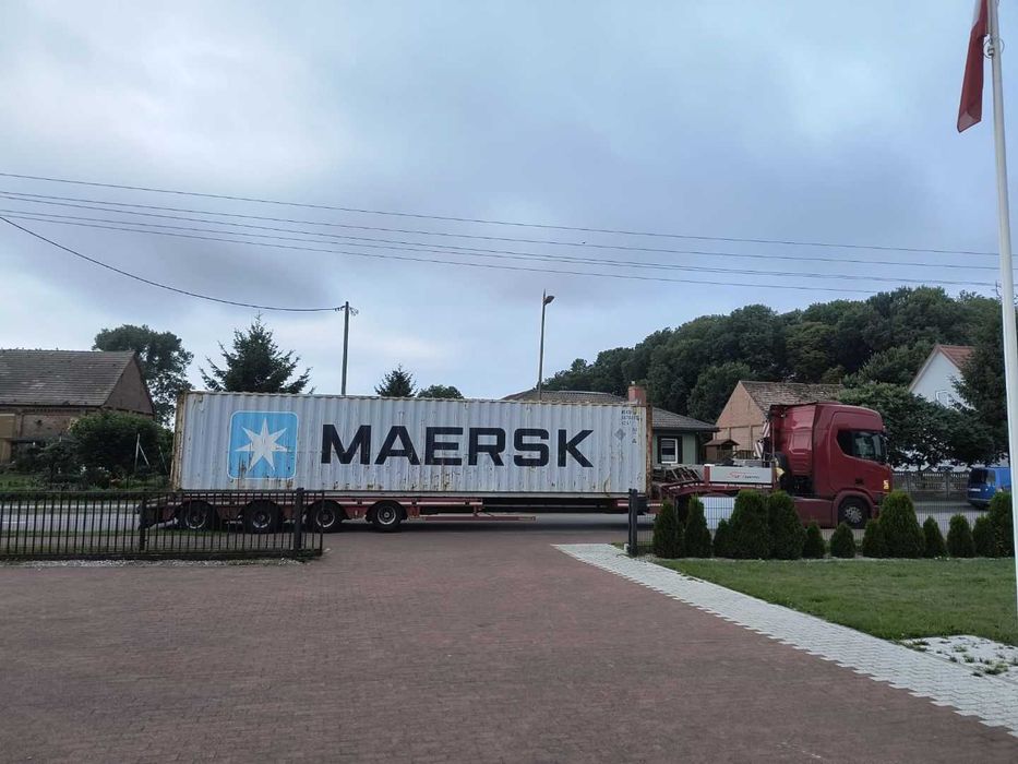 Kontener Morski 40 HC Transport Rozładunek Szczelny