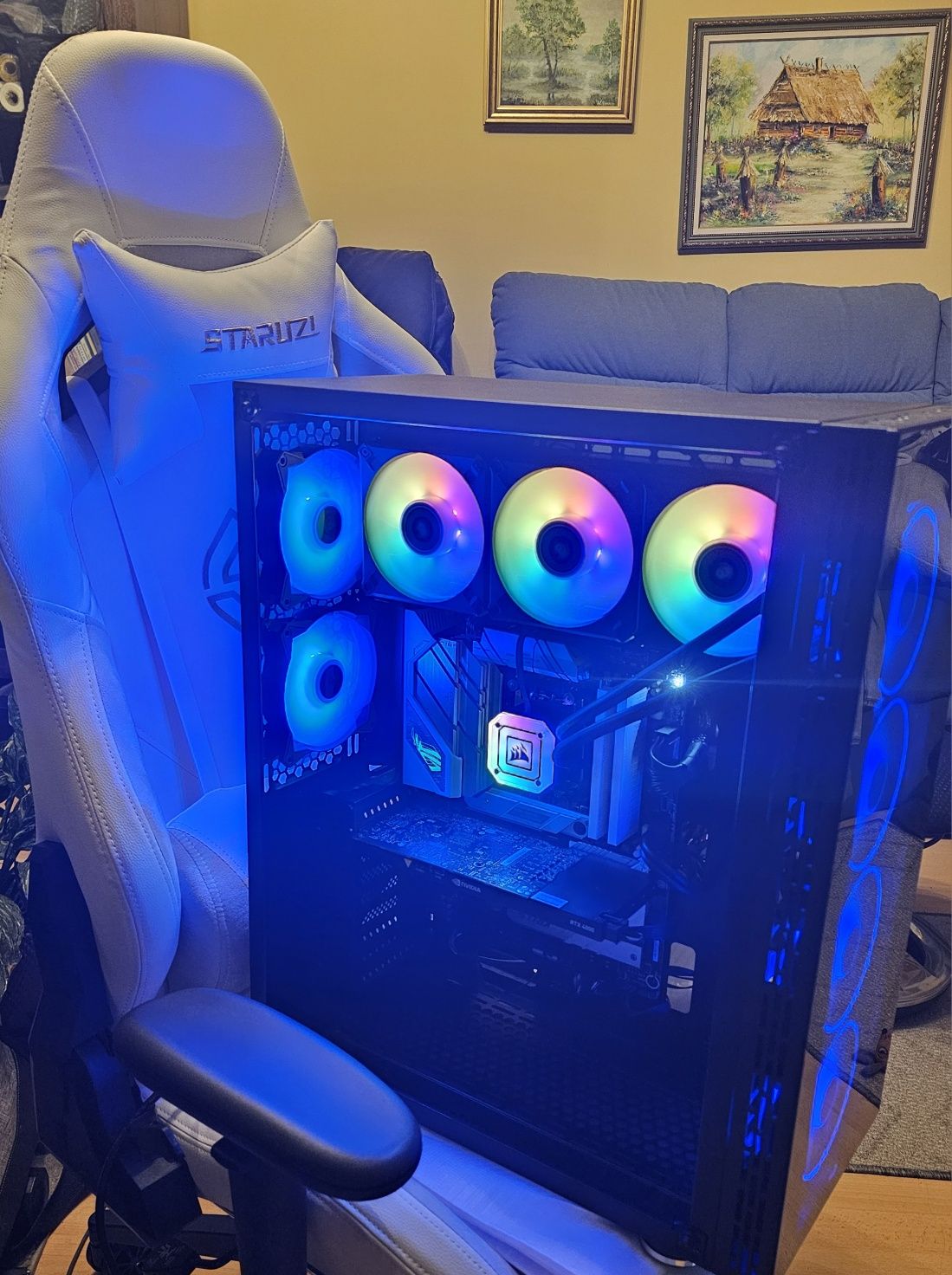 Komputer - Ryzen 7, 32 gb ddr5, 1024 gb gen.4, RTX 4000, Asus, Corsair