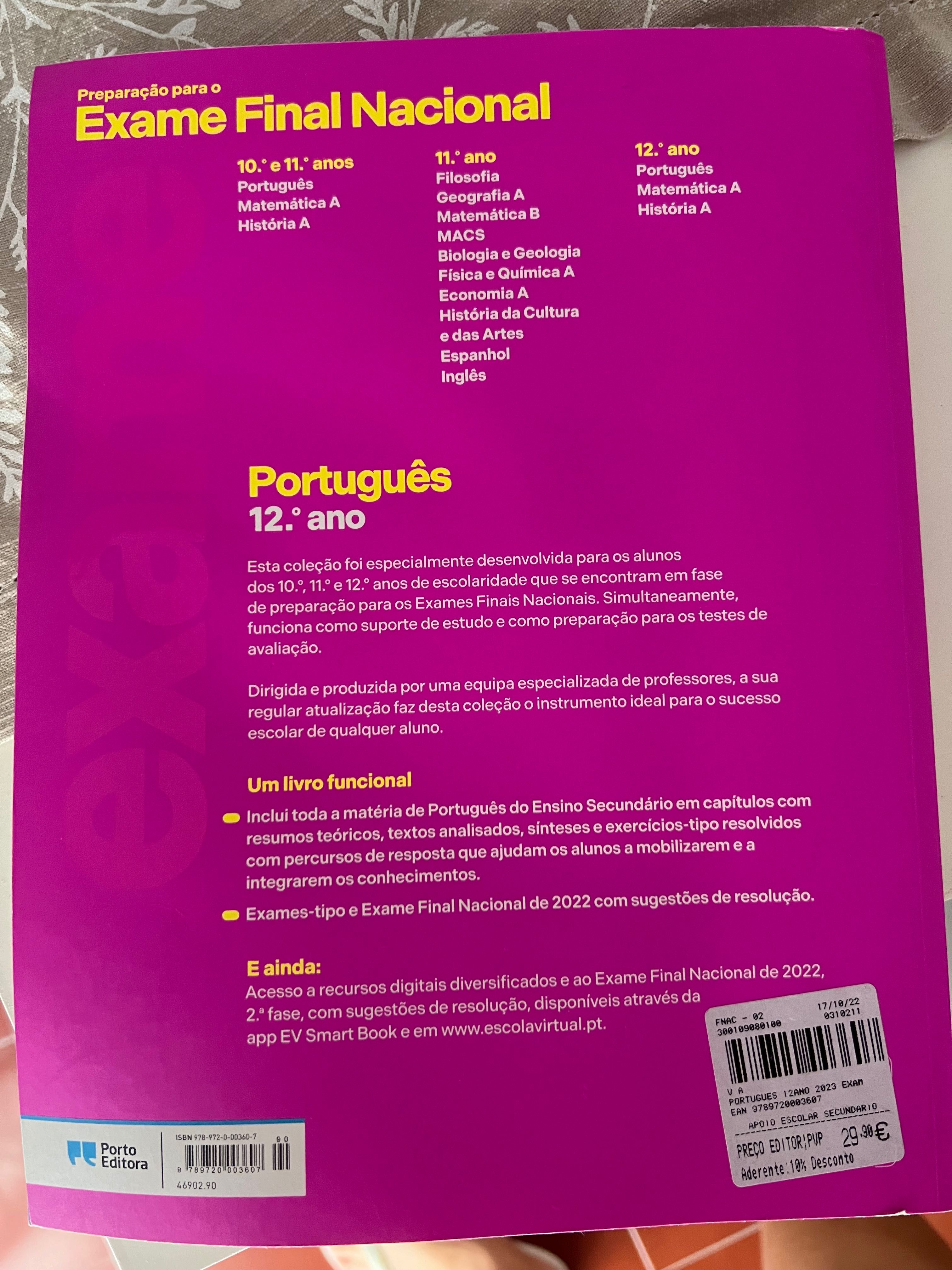 Livro de exames português