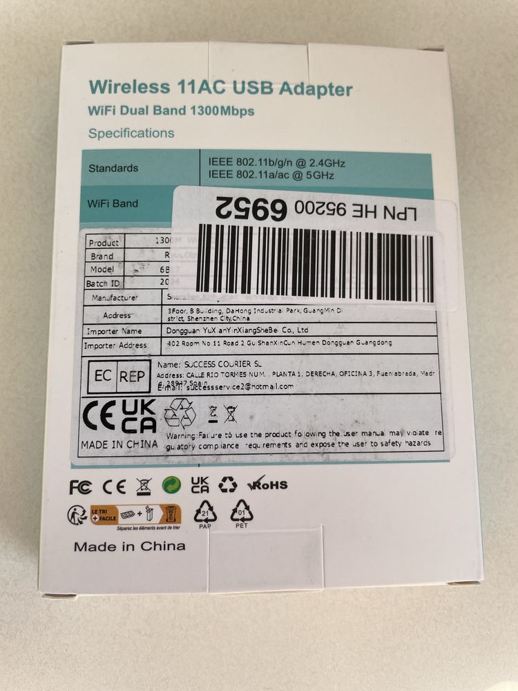 Wireless 11AC USB Adapter