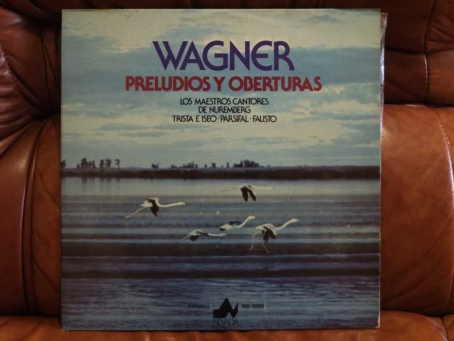 Vinil LP de Richard Wagner "Preludios Y Oberturas"