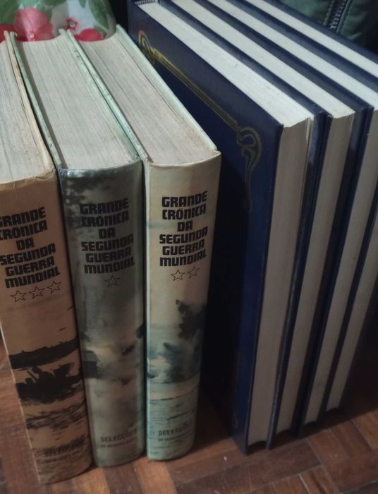 Livros 2.a guerra mundial conjunto 3 com capa, bom estado 20€