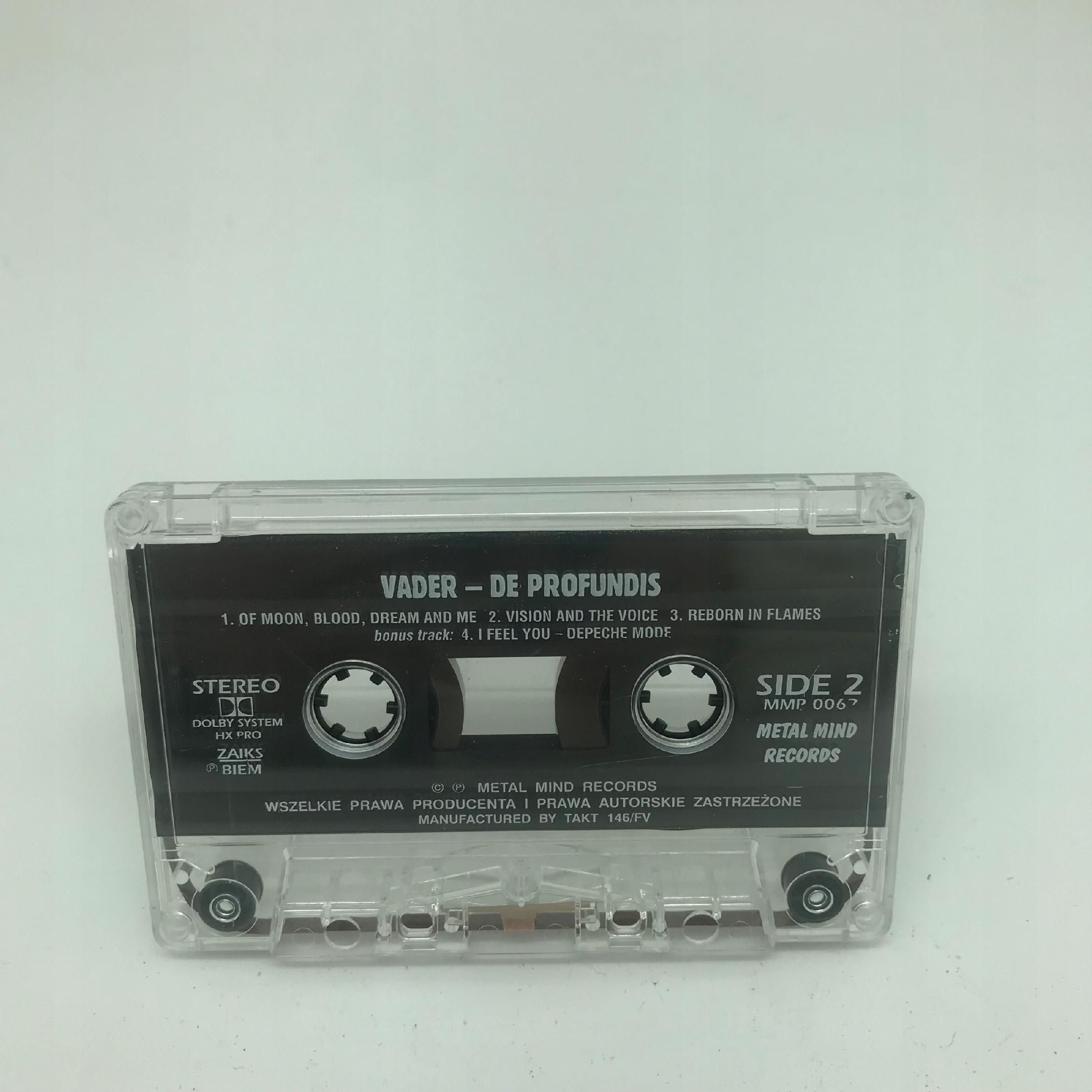 kaseta - vader - de profundis
