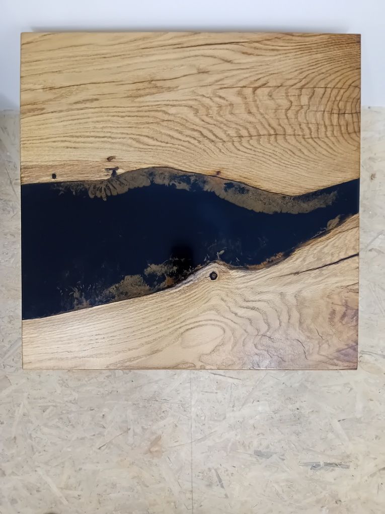 Stolik drewno dębowe kwadrat