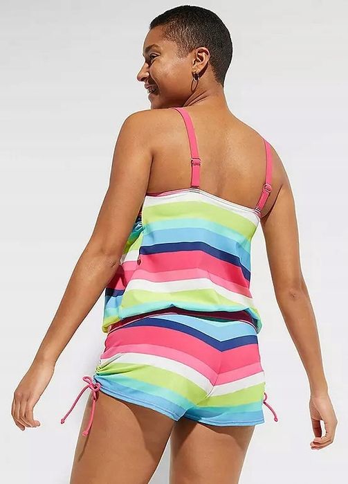 B.P.C top tankini kolorowy w paski r.40