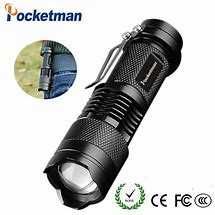 Lanterna tactica Led POCKETMAN,  bolso, pilha AA Envio dia seguinte
