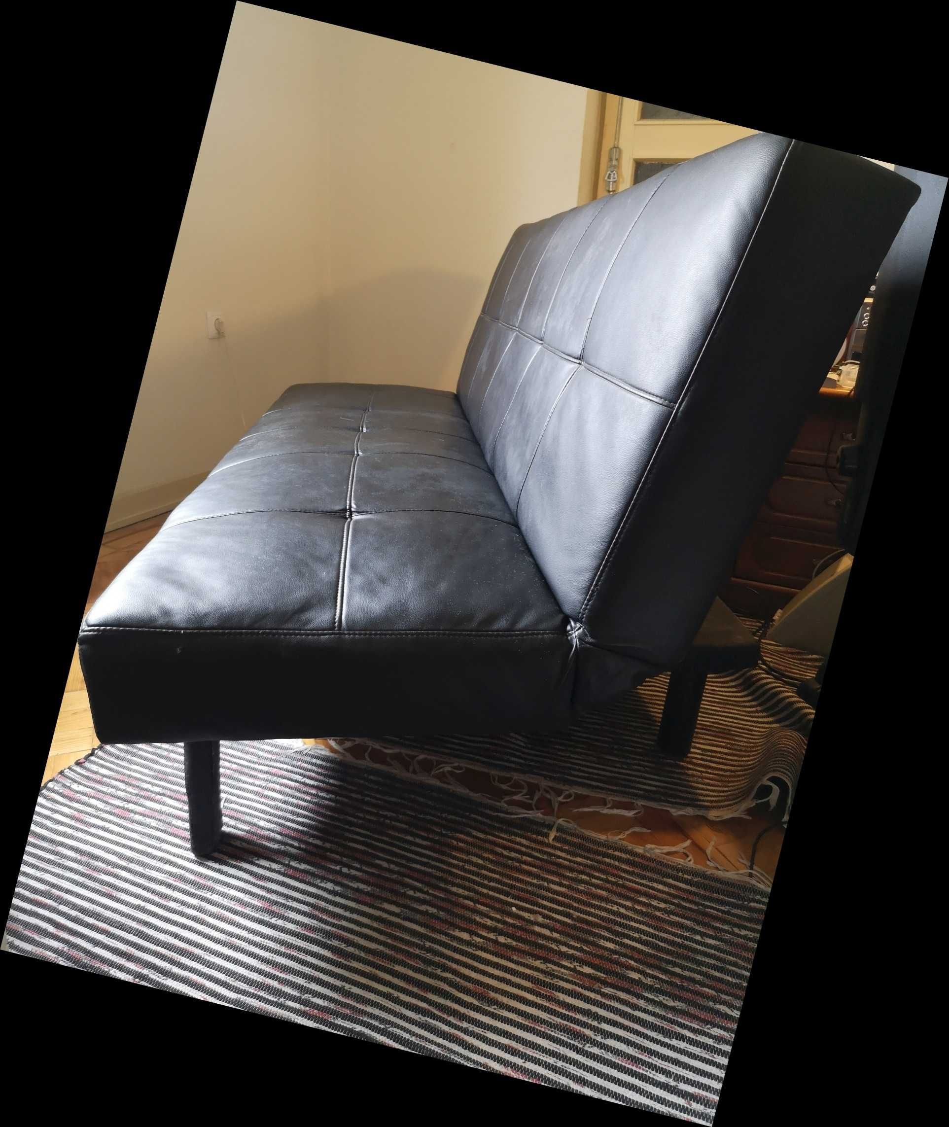Sofá Cama Preto (180x120) usado