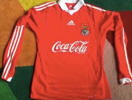 Camisolas manga comprida slb benfica adidas formacao.ver descricao.