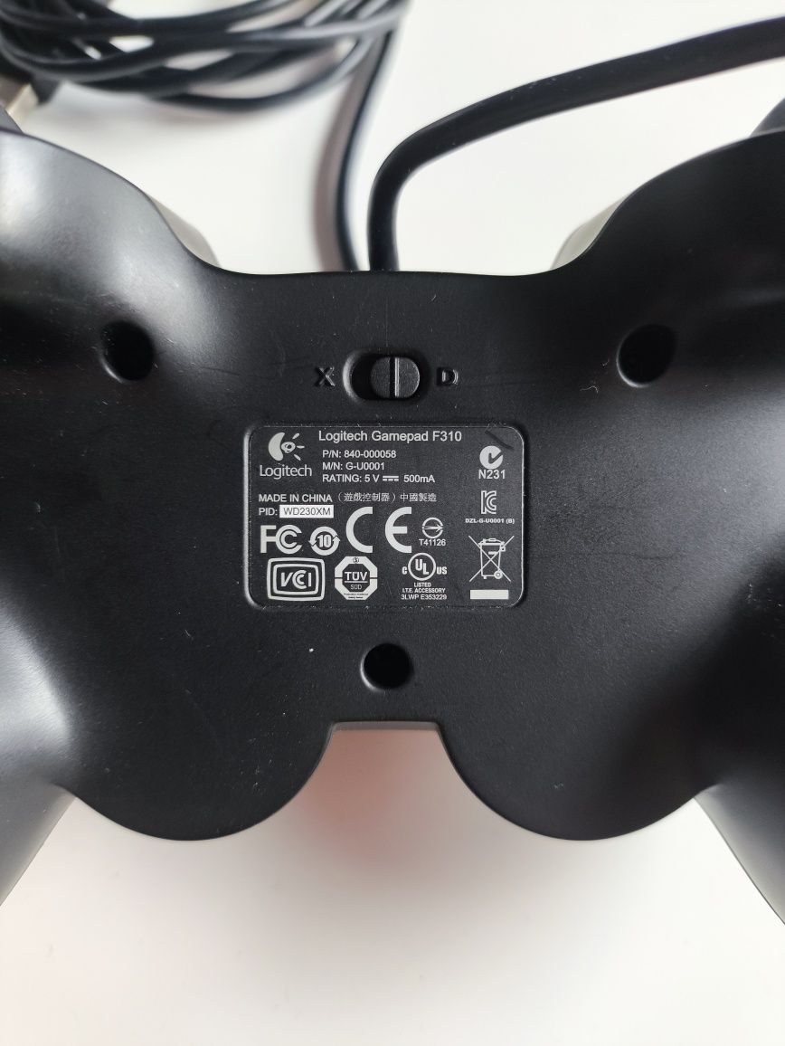 Pad Logitech Gamepad F310