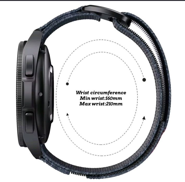 Pasek nylonowy 22mm Huawei Watch GT 2 / GT 3 / GT 4 / GT 5 / WYPRZEDAŻ