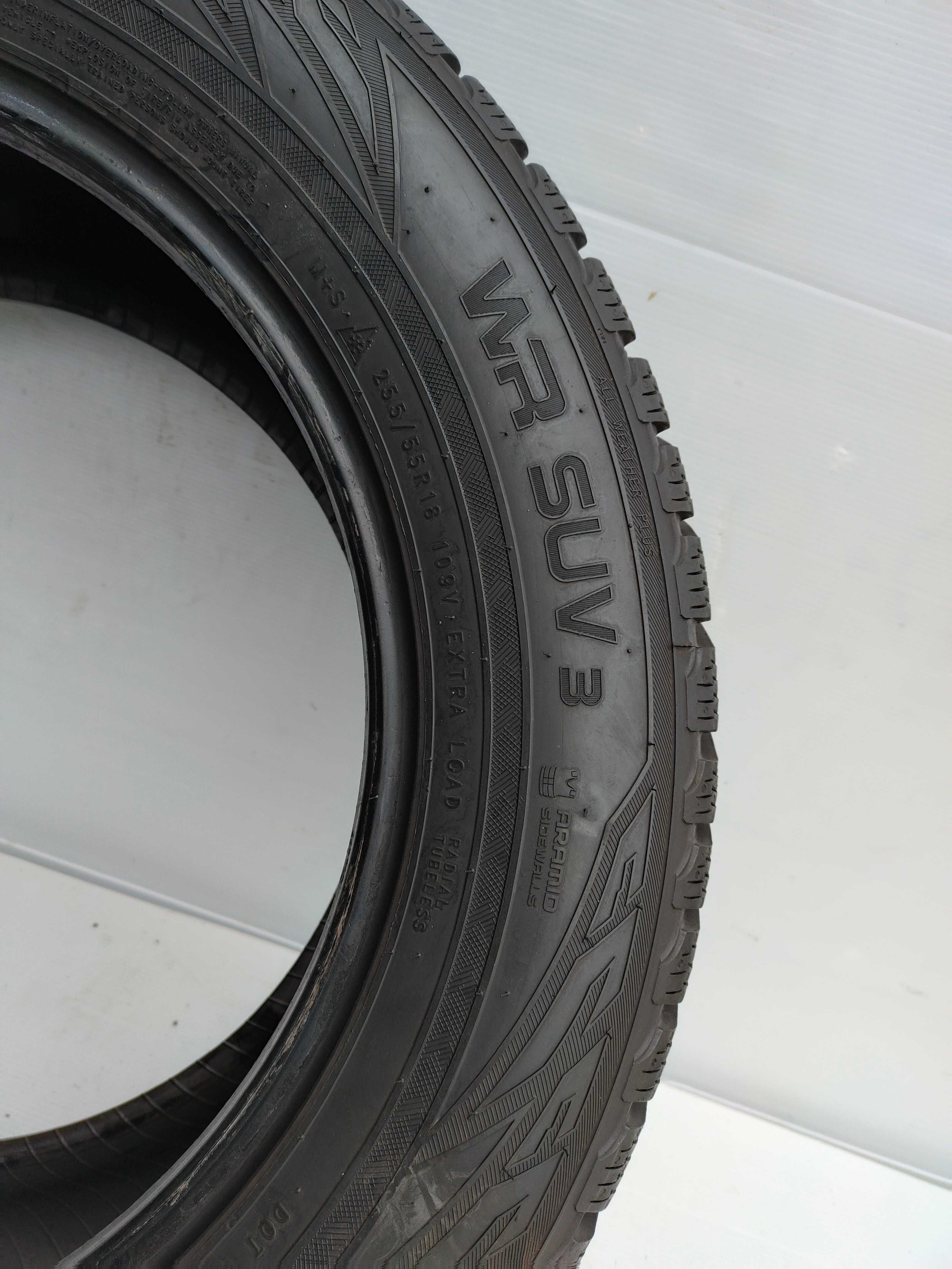 Opony Zimowe 255/55/18 Nokian 2szt 7mm Suv