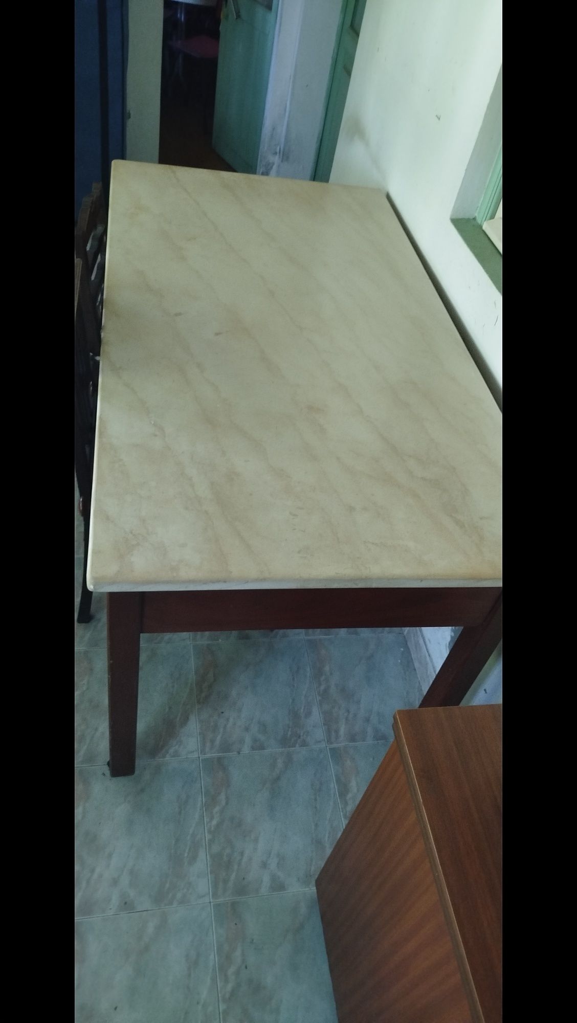 Mesa refeição pedra