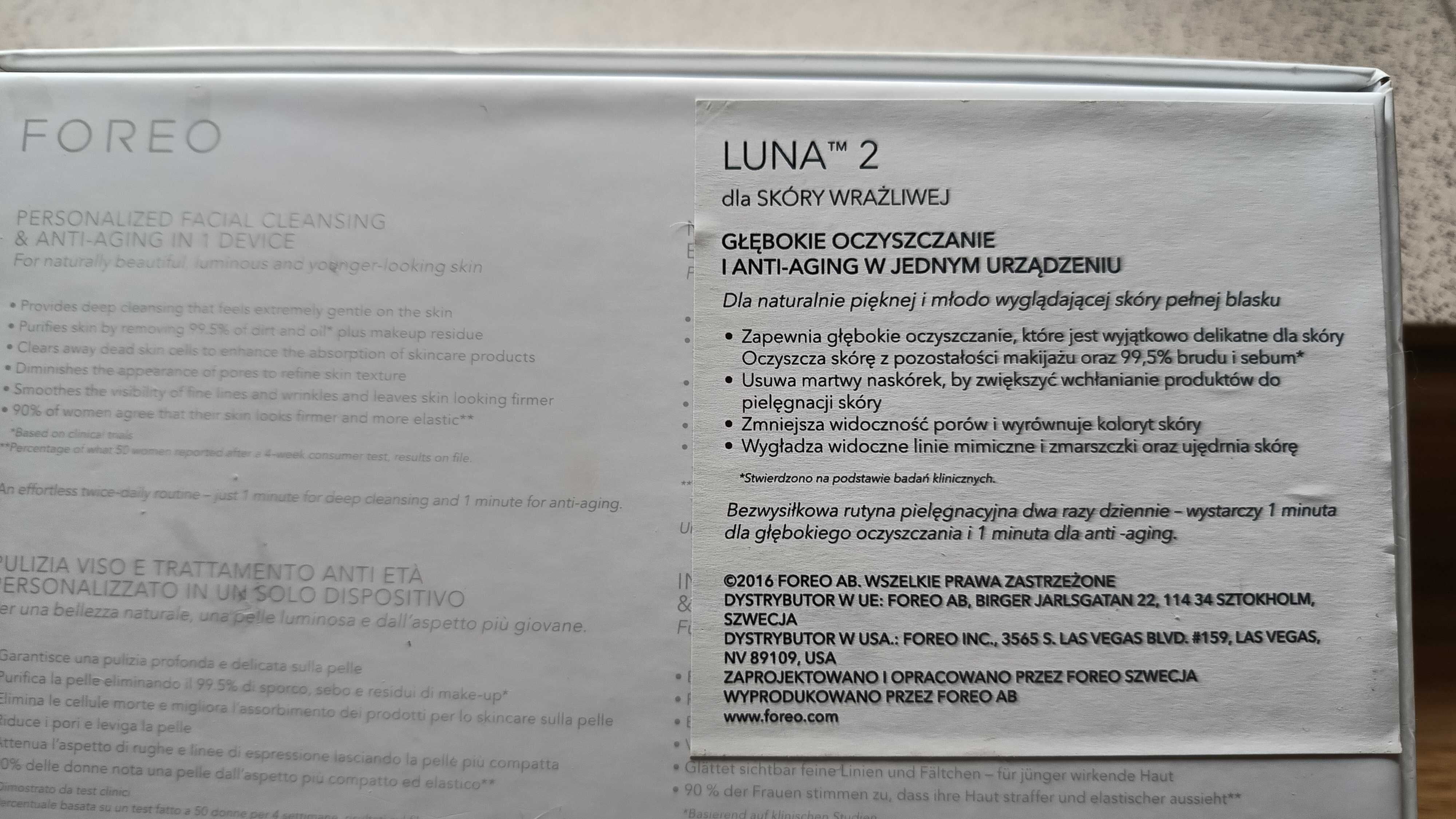FOREO Luna 2 do cery wrażliwej