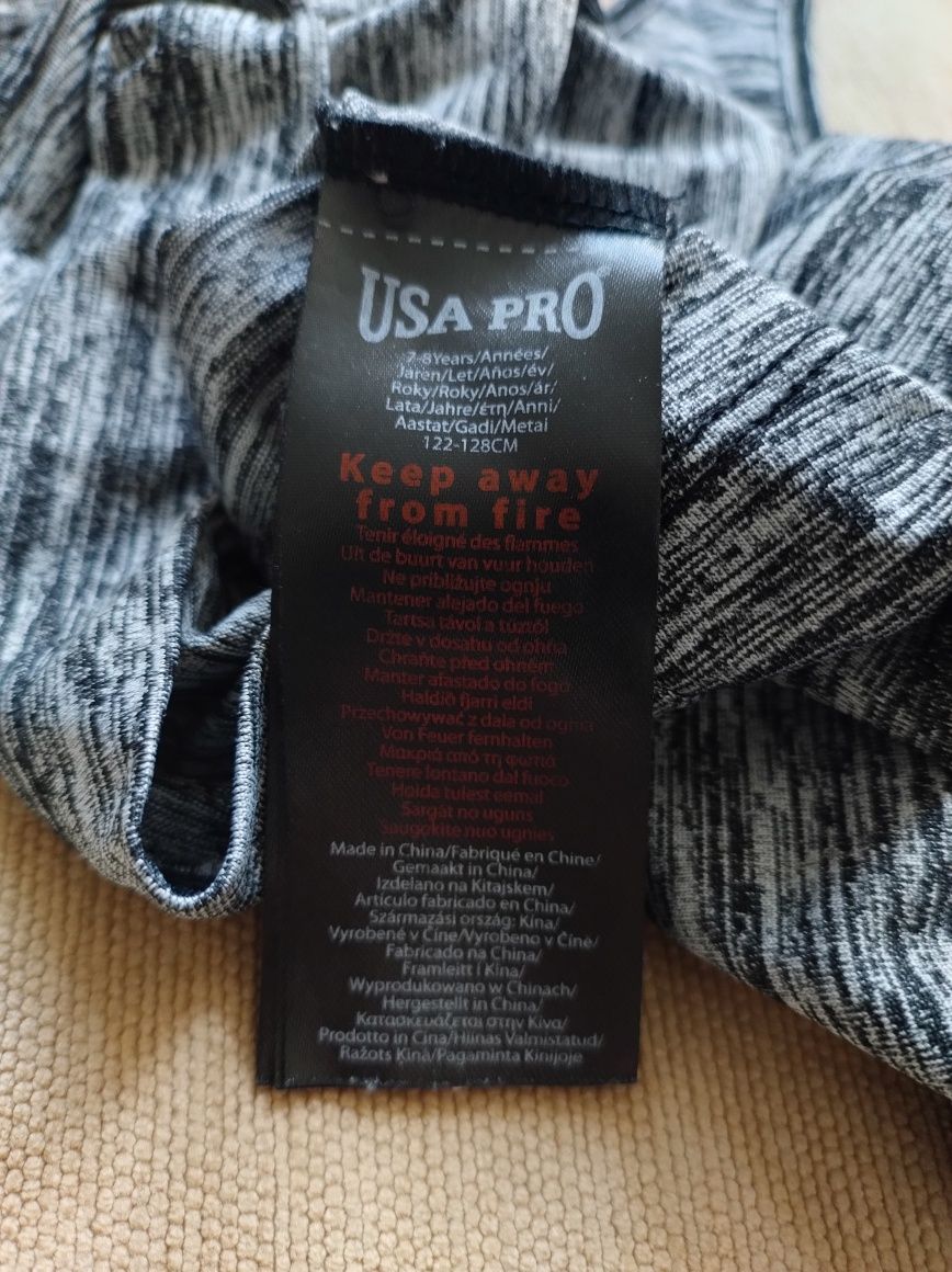 Sportowy top na ramiączkach USA pro ,elastyczna koszulka dla dzieci