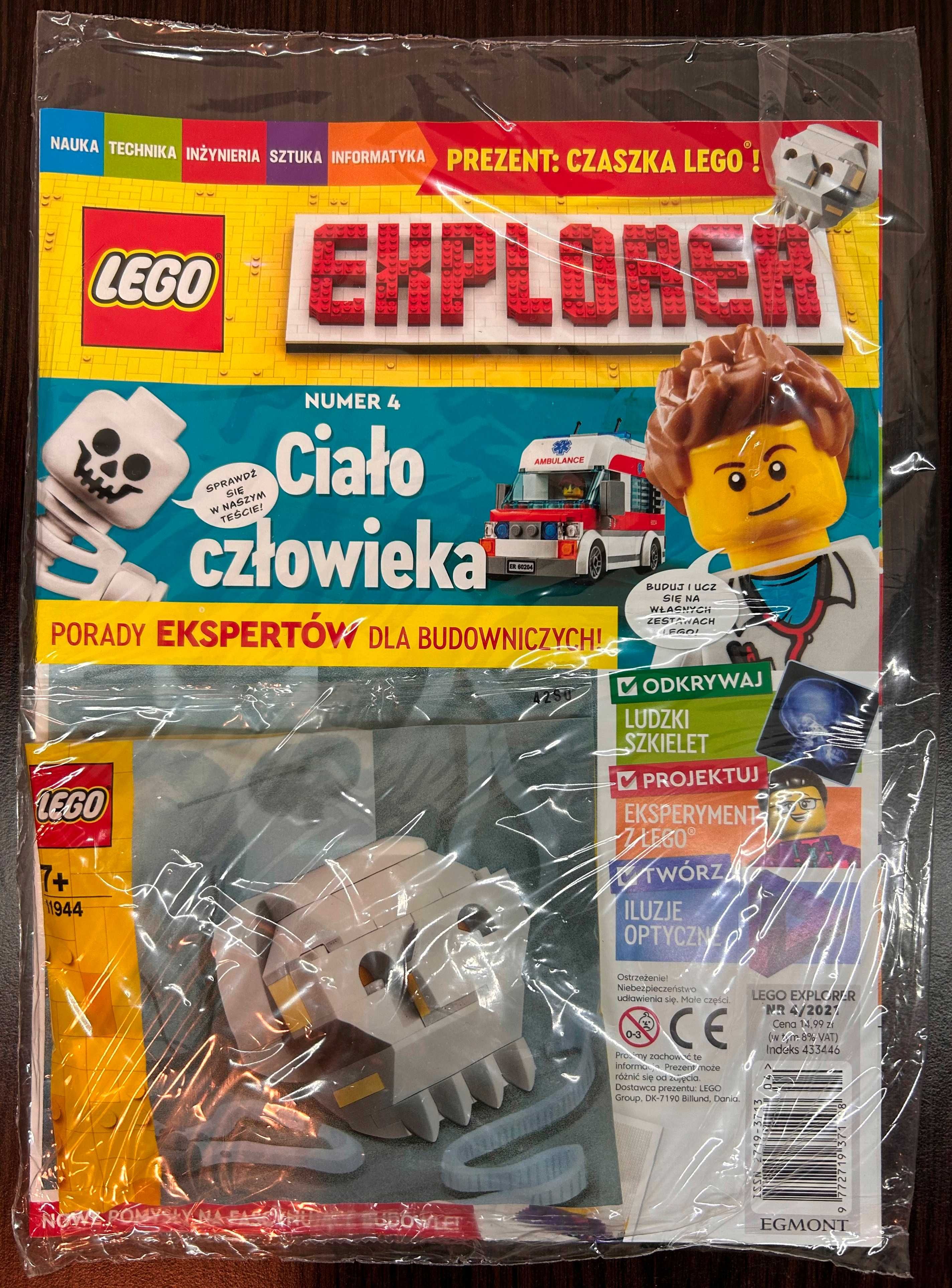 Lego Explorer 4/2021 Ciało człowieka + Czaszka - NOWE