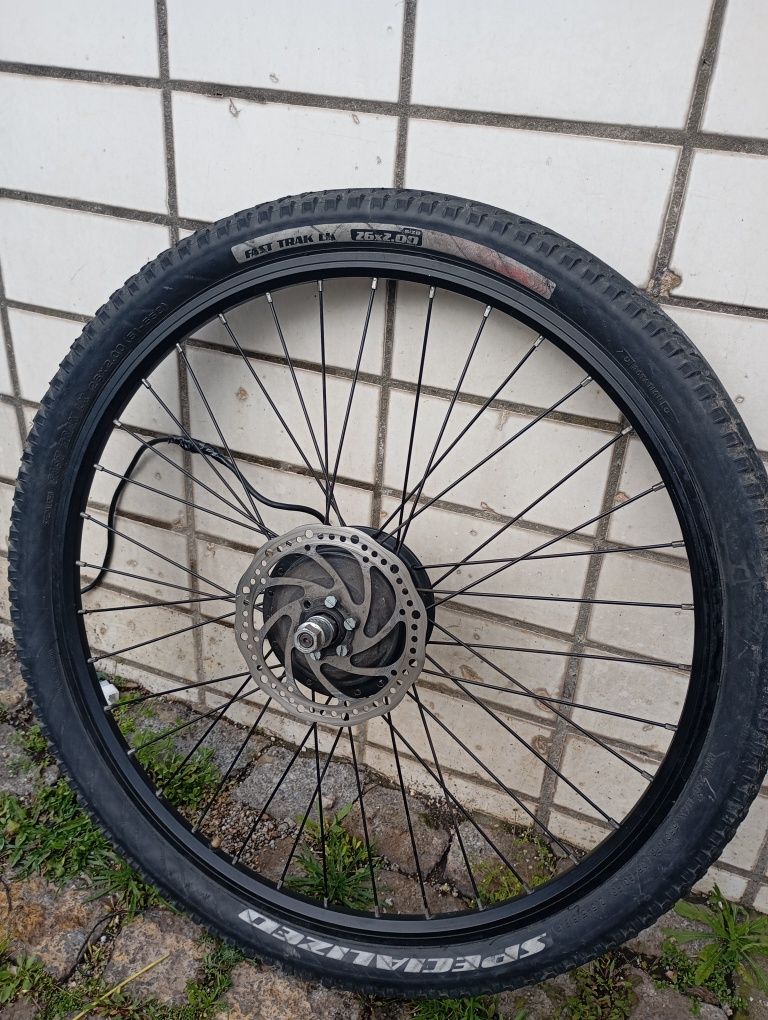 Roda bike com motor