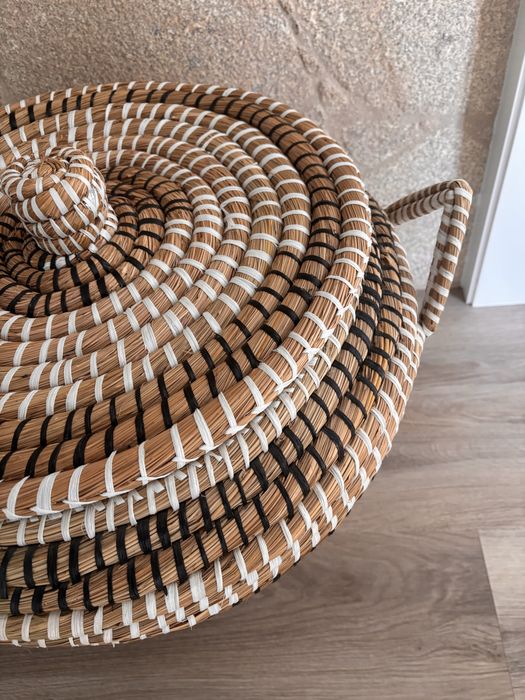 Cesto grande para decoracaçao e arrumaçao