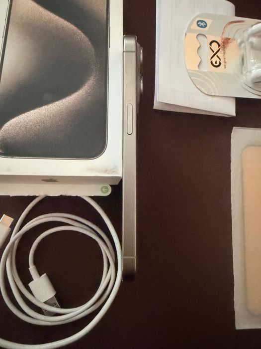 iPhone 15 pro 256 GB natural titanium Polski fvat23 gwarancja